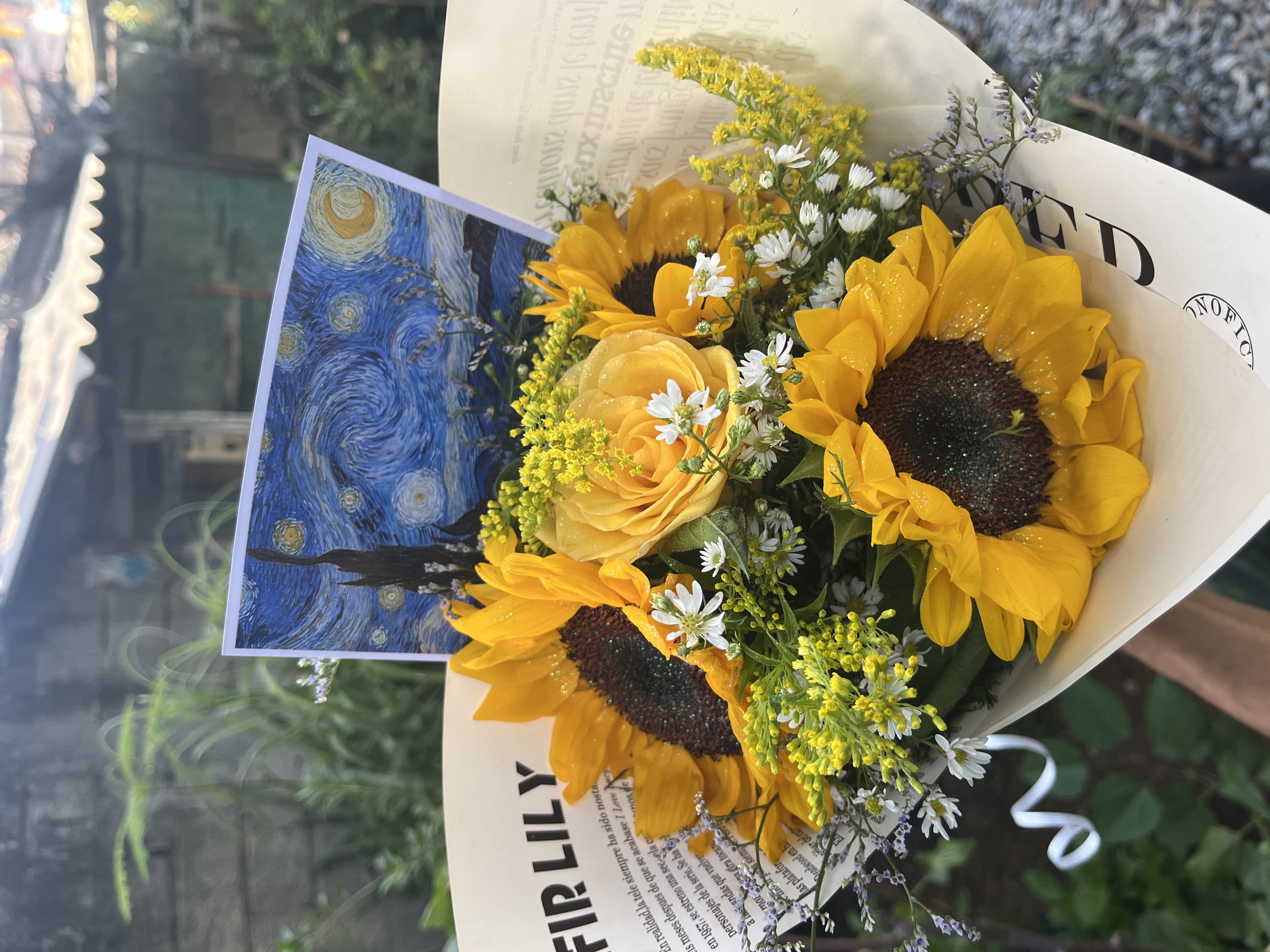 Buquê Noite Estrelada - Van Gogh 