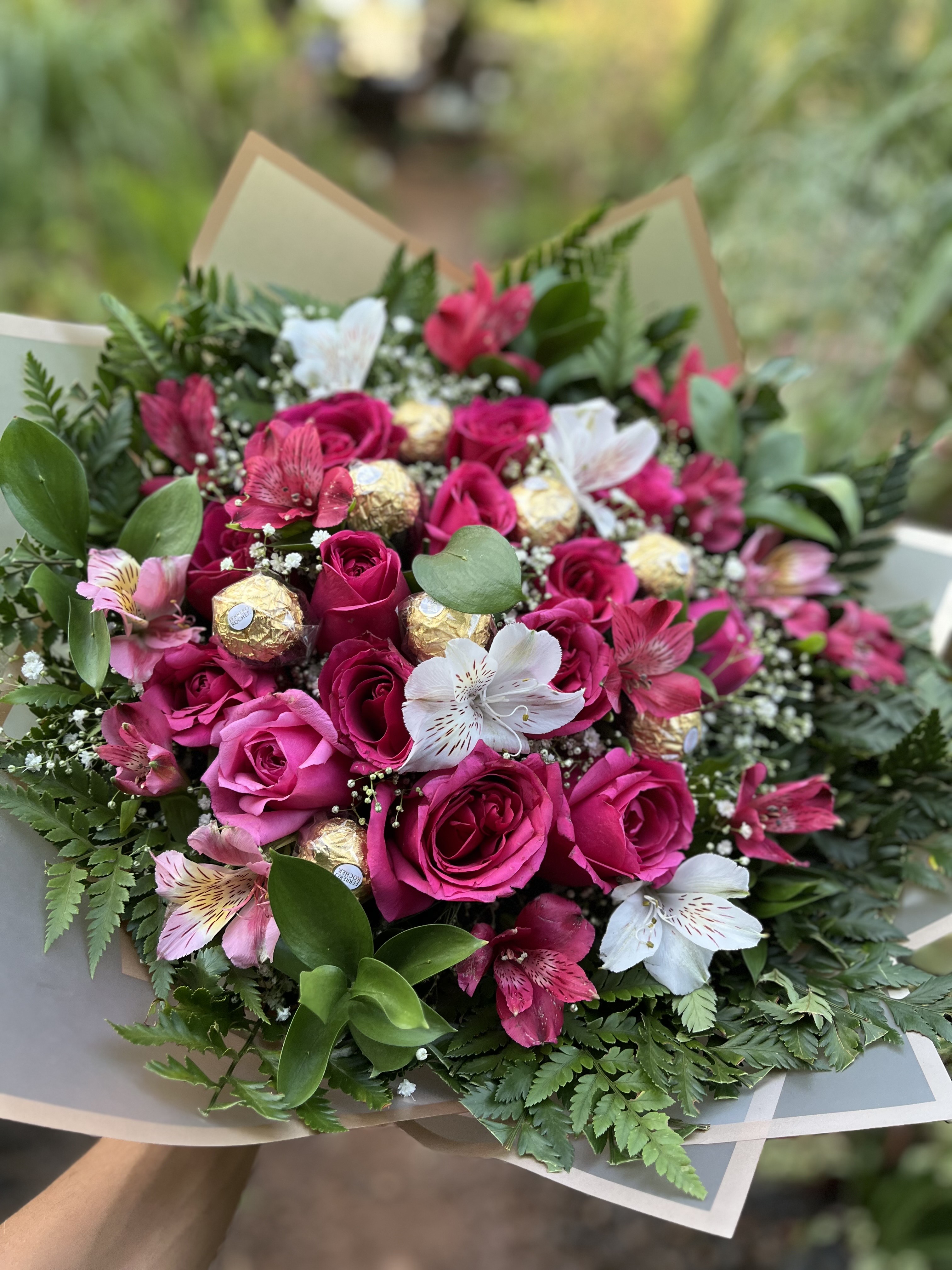 Buquê luxo rosa Pink 